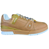 Louis Vuitton Trainer Sneaker Pink Brown